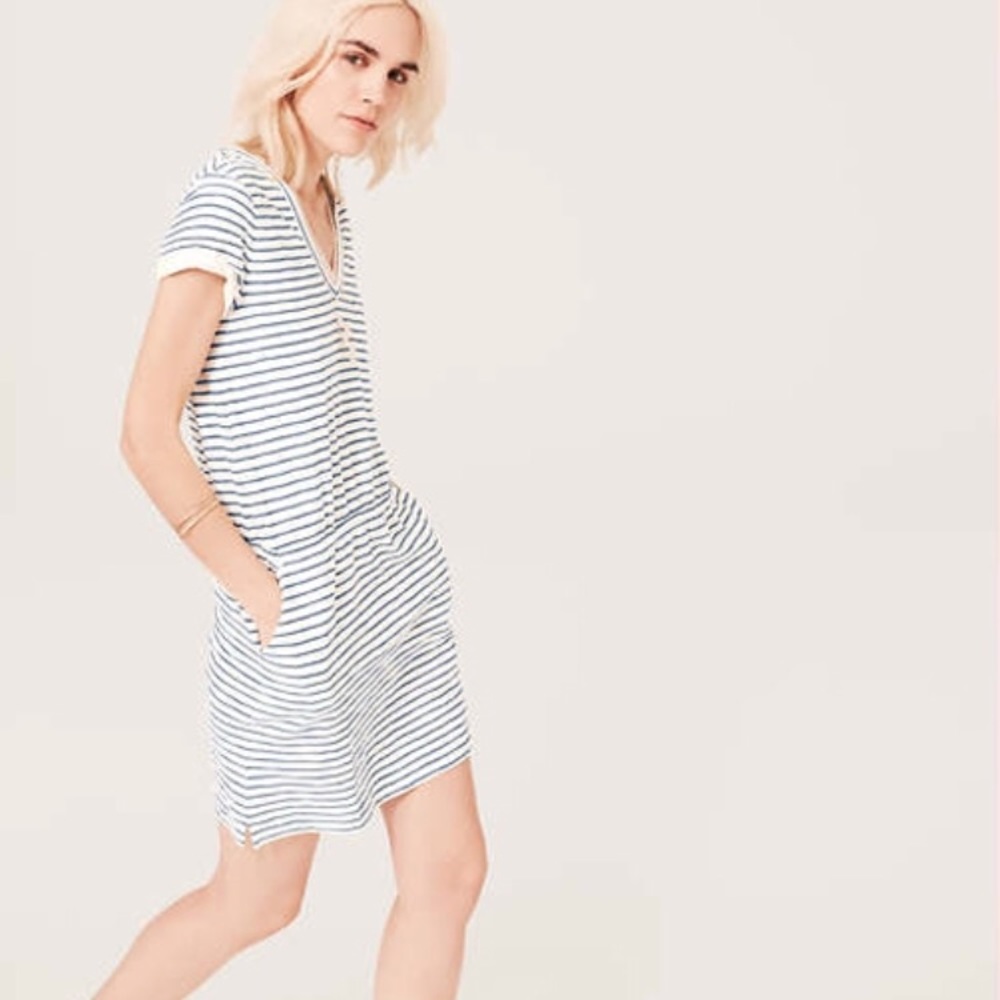 Lou & Grey Striped Tee Dress